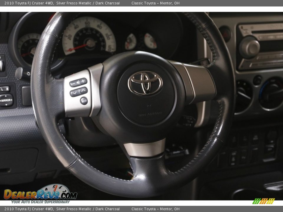 2010 Toyota FJ Cruiser 4WD Silver Fresco Metallic / Dark Charcoal Photo #7