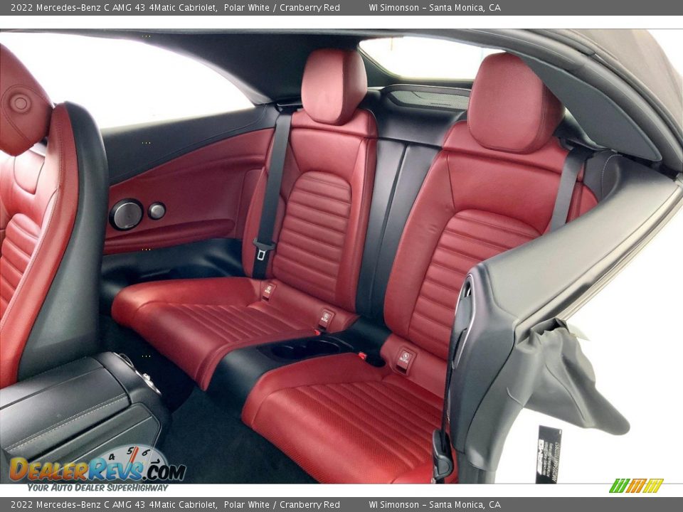 Rear Seat of 2022 Mercedes-Benz C AMG 43 4Matic Cabriolet Photo #20