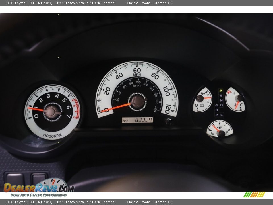 2010 Toyota FJ Cruiser 4WD Silver Fresco Metallic / Dark Charcoal Photo #8