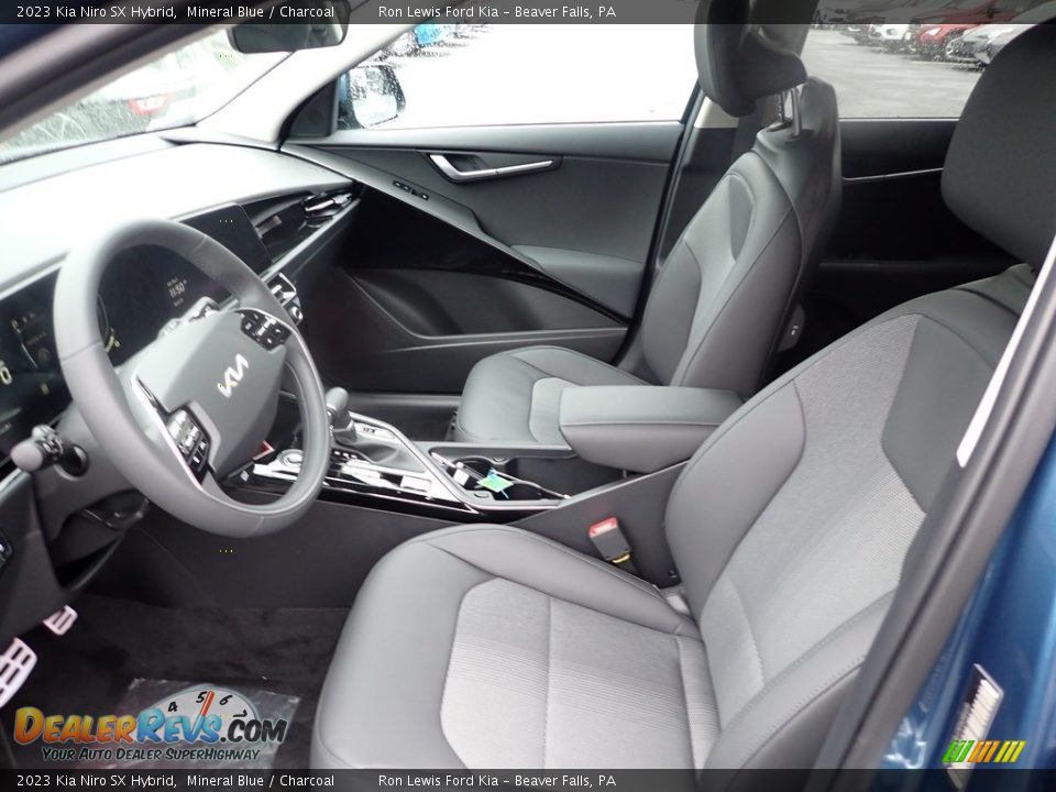 2023 Kia Niro SX Hybrid Mineral Blue / Charcoal Photo #14