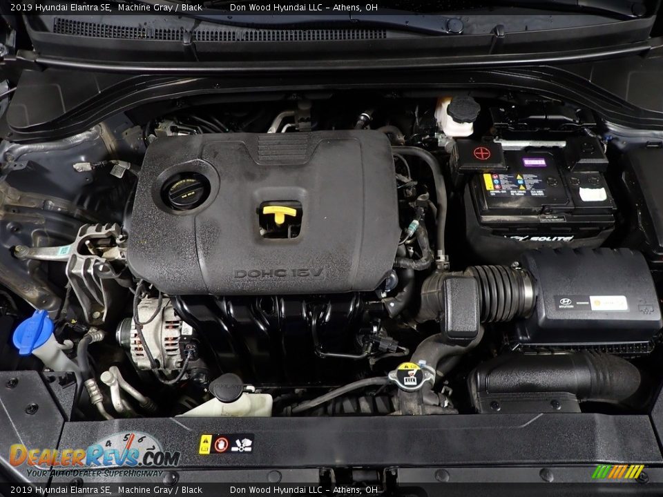 2019 Hyundai Elantra SE Machine Gray / Black Photo #7