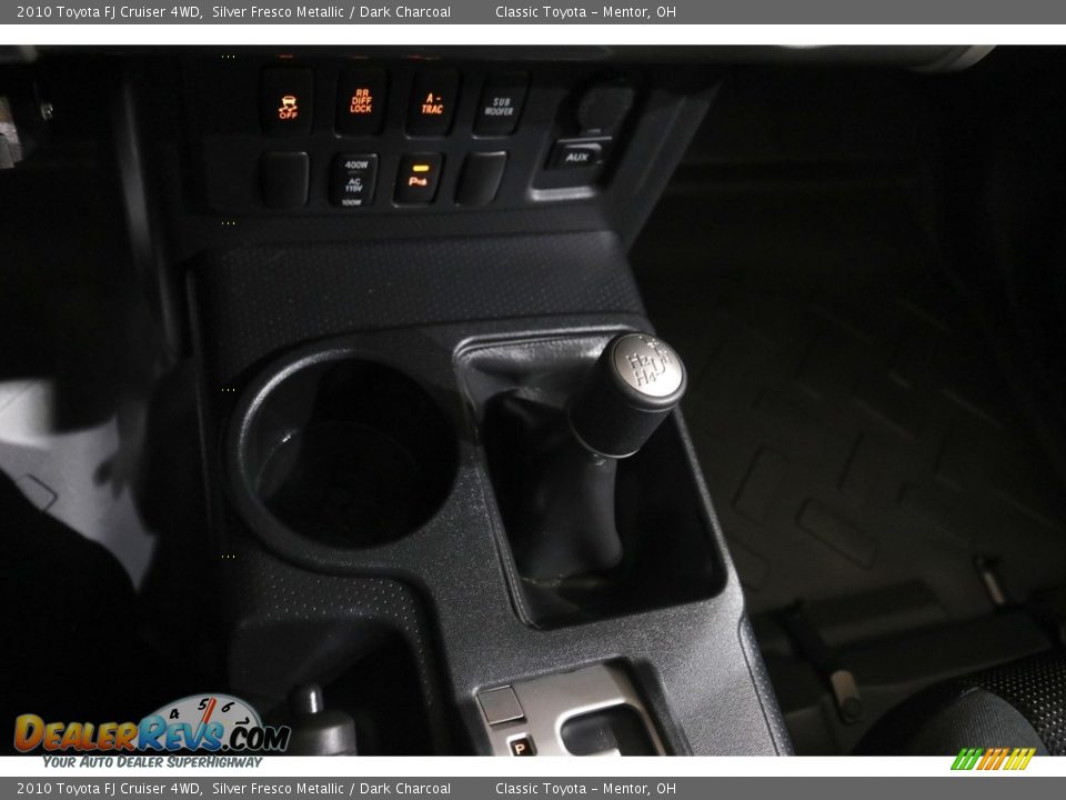 2010 Toyota FJ Cruiser 4WD Silver Fresco Metallic / Dark Charcoal Photo #14