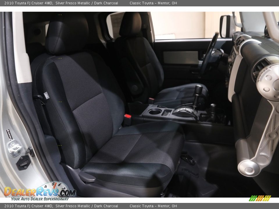 2010 Toyota FJ Cruiser 4WD Silver Fresco Metallic / Dark Charcoal Photo #15