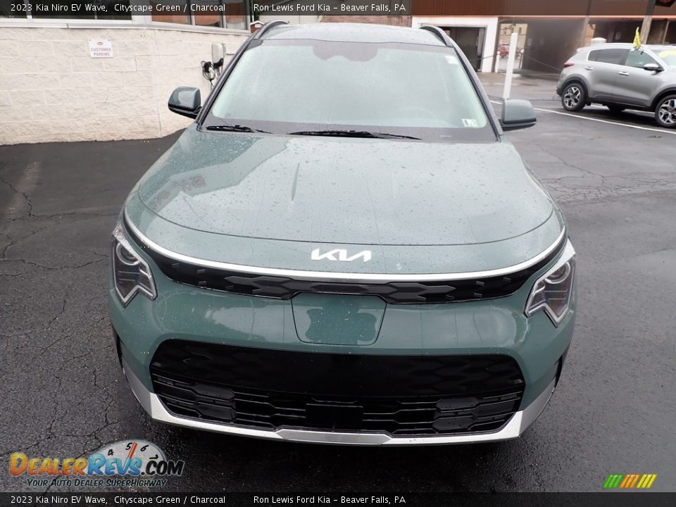 2023 Kia Niro EV Wave Cityscape Green / Charcoal Photo #3