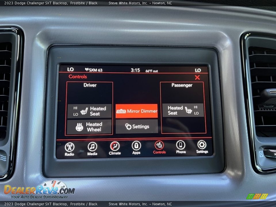 Controls of 2023 Dodge Challenger SXT Blacktop Photo #21