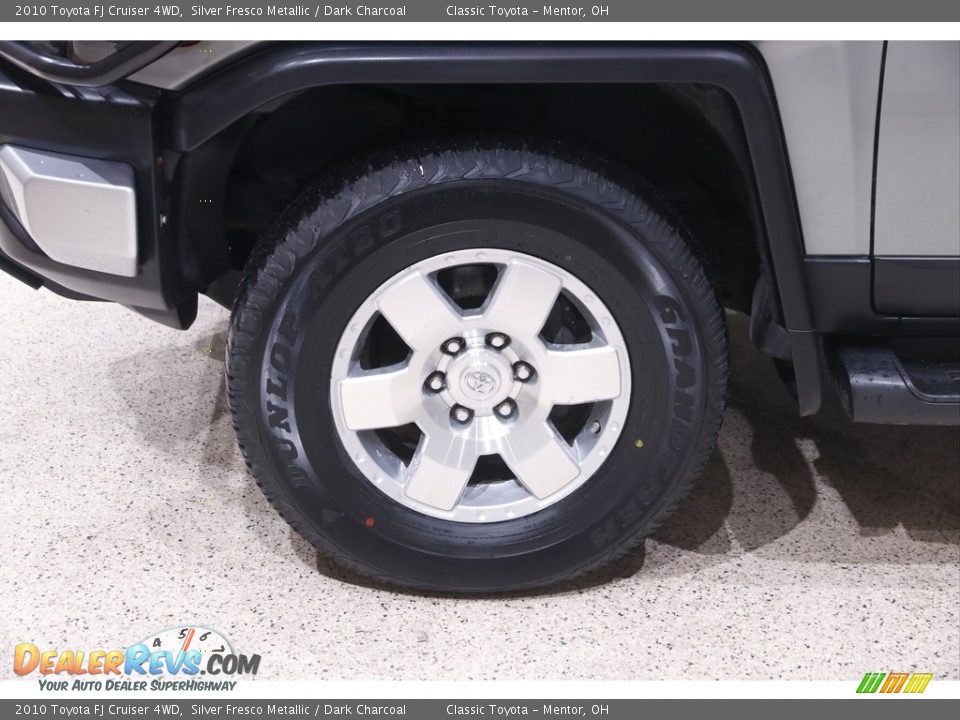 2010 Toyota FJ Cruiser 4WD Silver Fresco Metallic / Dark Charcoal Photo #20