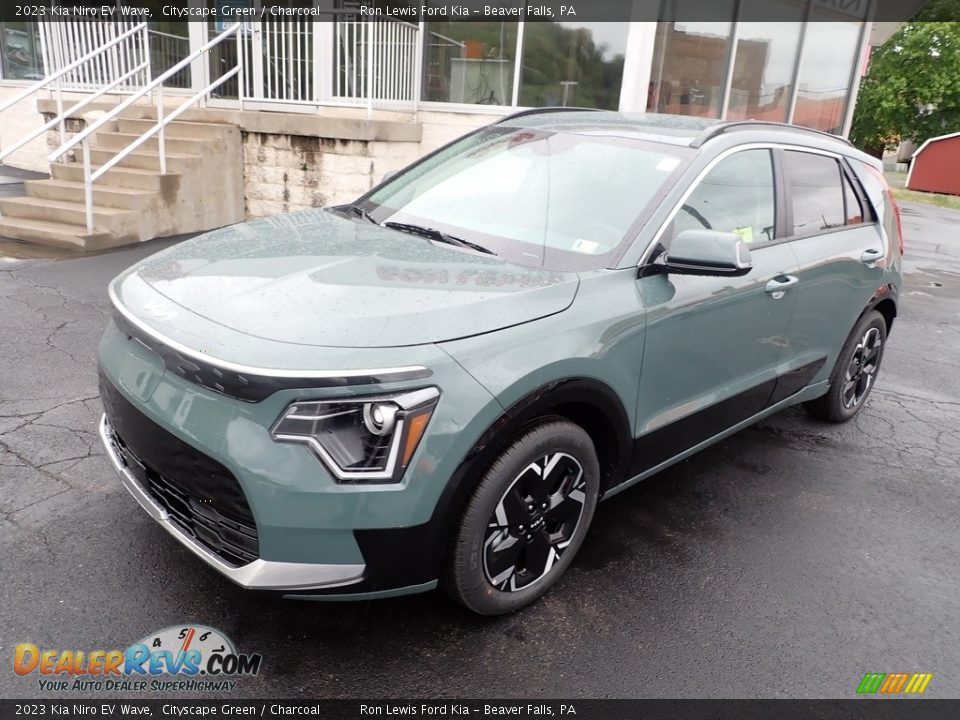 Cityscape Green 2023 Kia Niro EV Wave Photo #4