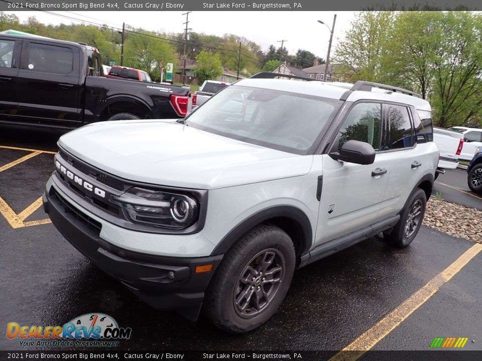 2021 Ford Bronco Sport Big Bend 4x4 Cactus Gray / Ebony Photo #1