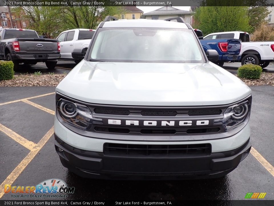 2021 Ford Bronco Sport Big Bend 4x4 Cactus Gray / Ebony Photo #2