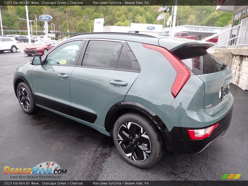 Cityscape Green 2023 Kia Niro EV Wave Photo #6