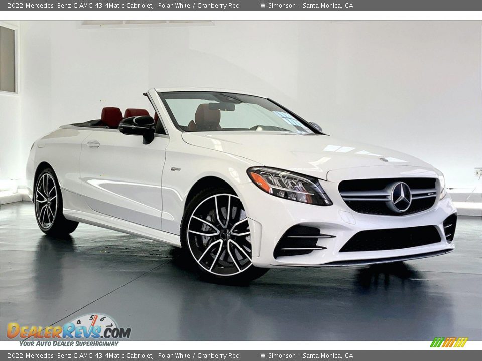 Polar White 2022 Mercedes-Benz C AMG 43 4Matic Cabriolet Photo #33