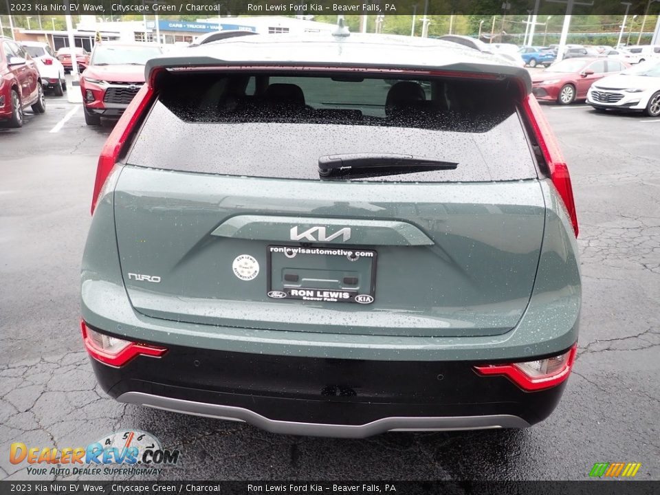 2023 Kia Niro EV Wave Cityscape Green / Charcoal Photo #7