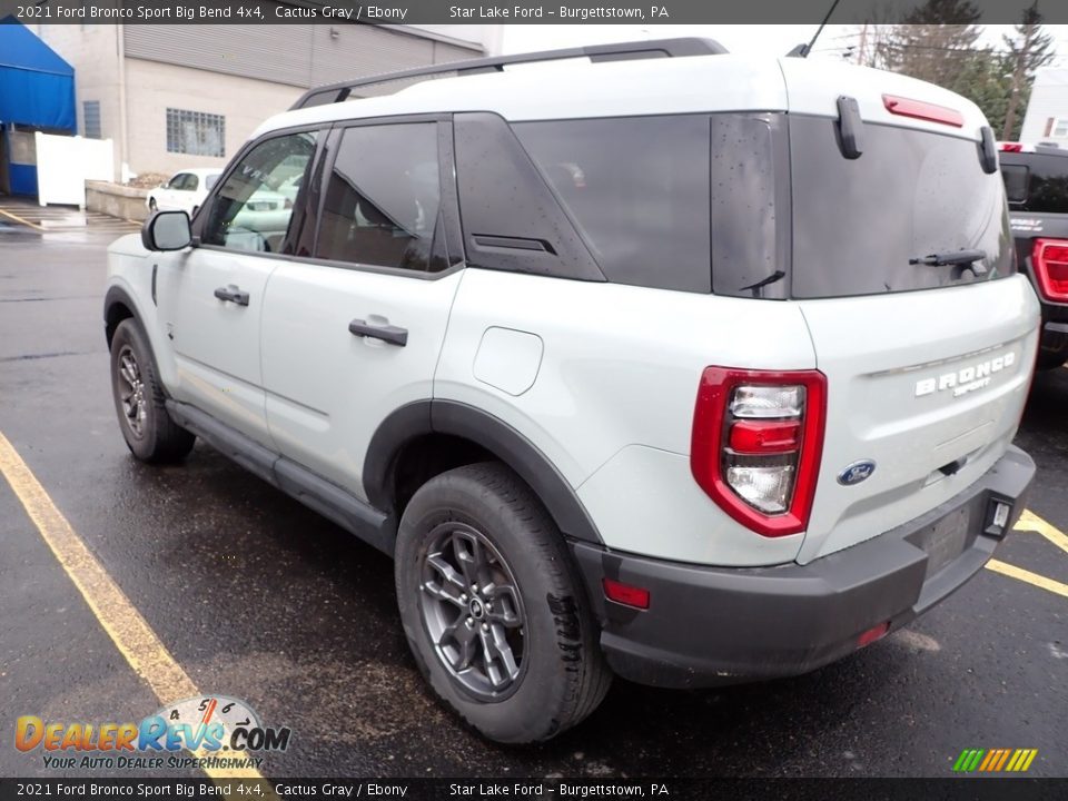 2021 Ford Bronco Sport Big Bend 4x4 Cactus Gray / Ebony Photo #5