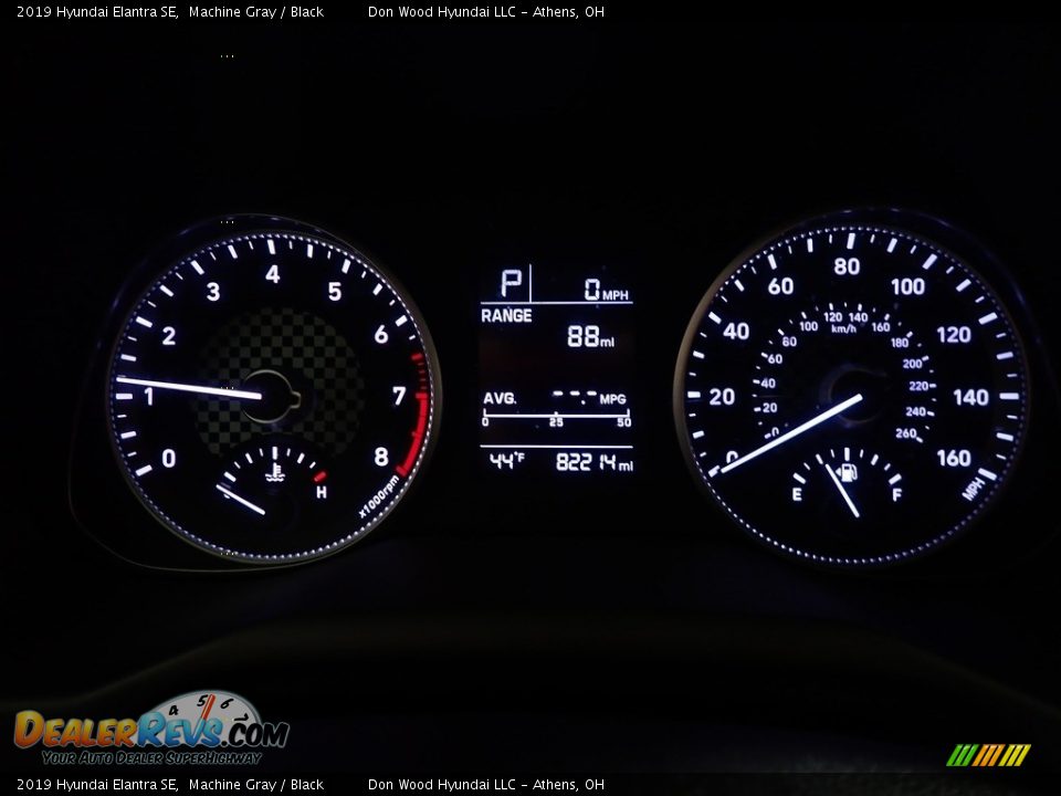 2019 Hyundai Elantra SE Machine Gray / Black Photo #26