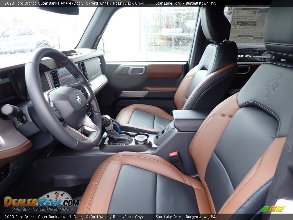 Roast/Black Onyx Interior - 2023 Ford Bronco Outer Banks 4X4 4-Door Photo #13