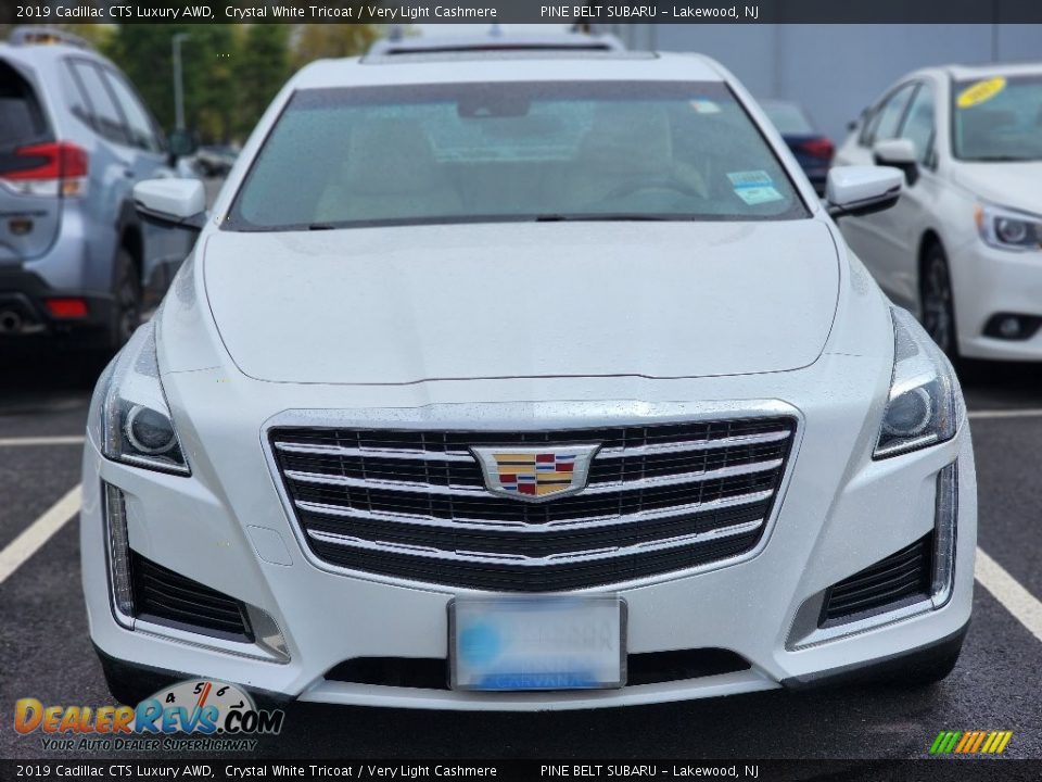 2019 Cadillac CTS Luxury AWD Crystal White Tricoat / Very Light Cashmere Photo #2