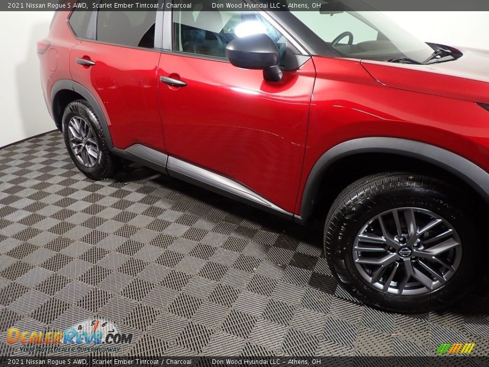2021 Nissan Rogue S AWD Scarlet Ember Tintcoat / Charcoal Photo #4