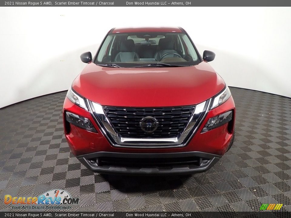 2021 Nissan Rogue S AWD Scarlet Ember Tintcoat / Charcoal Photo #5