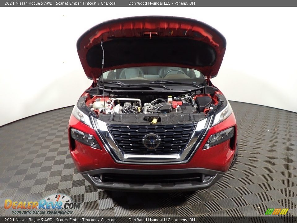 2021 Nissan Rogue S AWD Scarlet Ember Tintcoat / Charcoal Photo #6