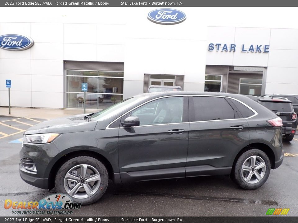 2023 Ford Edge SEL AWD Forged Green Metallic / Ebony Photo #1