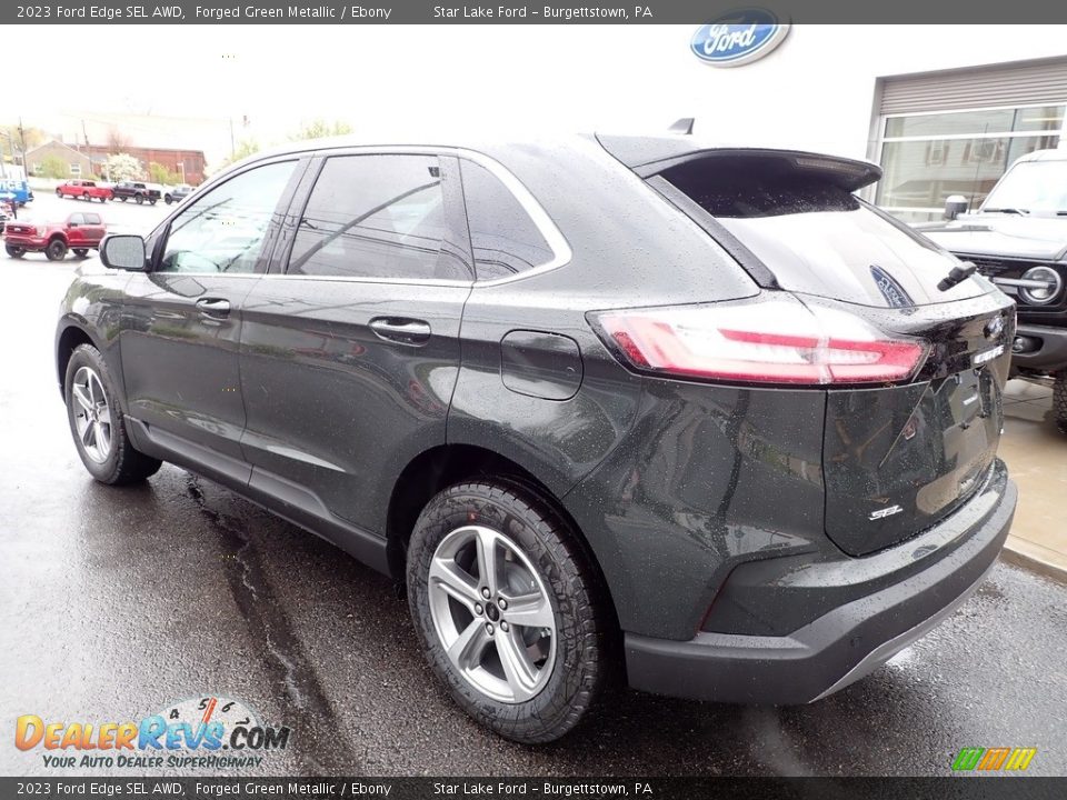 2023 Ford Edge SEL AWD Forged Green Metallic / Ebony Photo #3