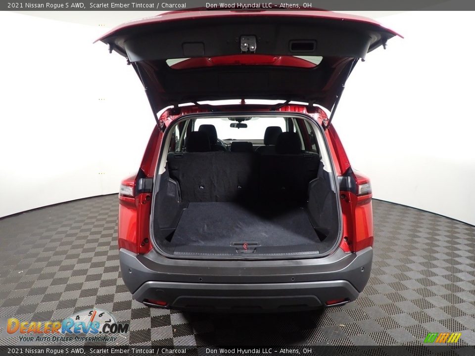 2021 Nissan Rogue S AWD Scarlet Ember Tintcoat / Charcoal Photo #14