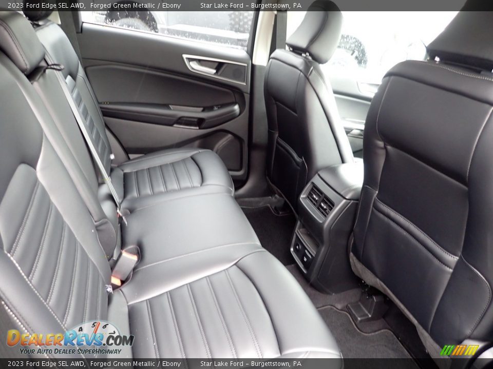 Rear Seat of 2023 Ford Edge SEL AWD Photo #10