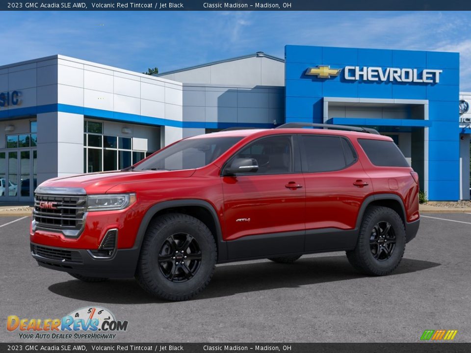 2023 GMC Acadia SLE AWD Volcanic Red Tintcoat / Jet Black Photo #2