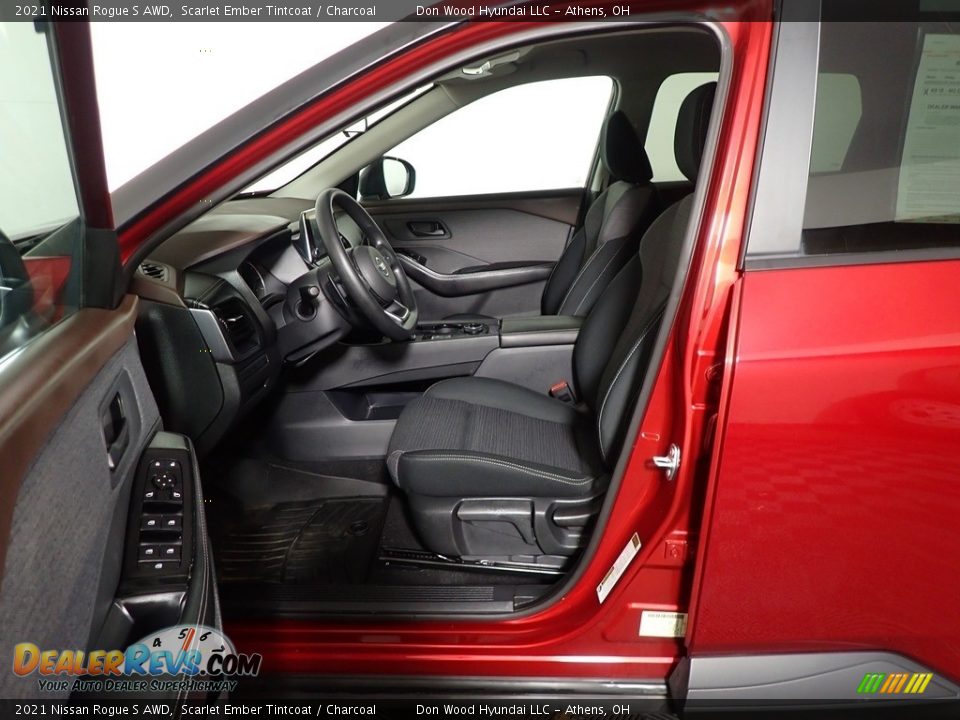 2021 Nissan Rogue S AWD Scarlet Ember Tintcoat / Charcoal Photo #20