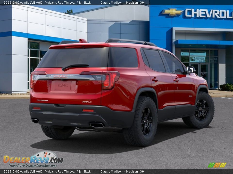 2023 GMC Acadia SLE AWD Volcanic Red Tintcoat / Jet Black Photo #4
