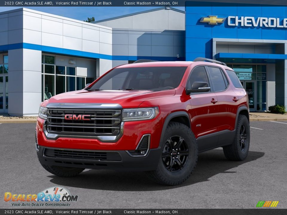 2023 GMC Acadia SLE AWD Volcanic Red Tintcoat / Jet Black Photo #6