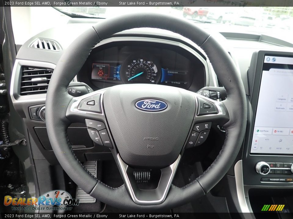 2023 Ford Edge SEL AWD Steering Wheel Photo #19
