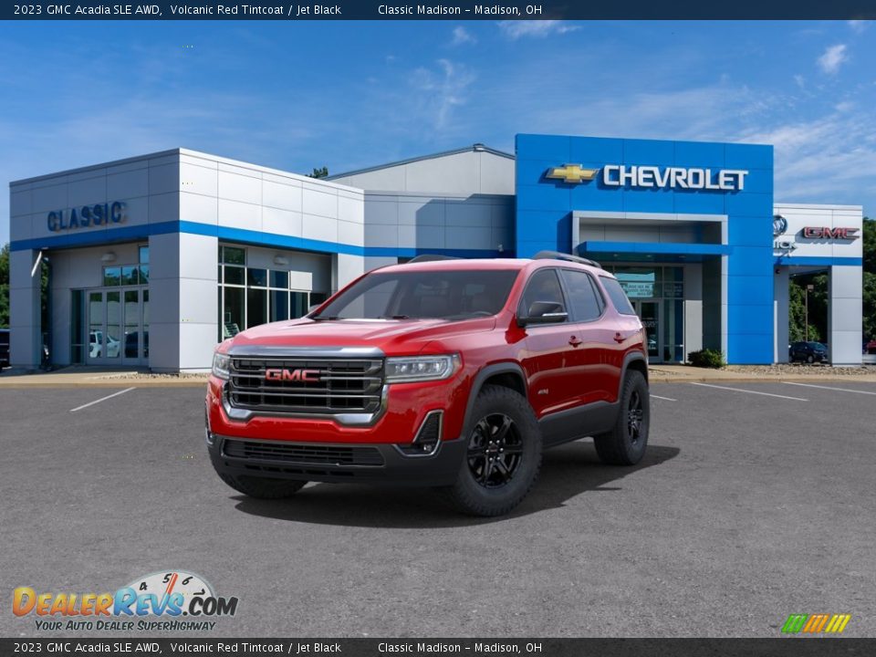 2023 GMC Acadia SLE AWD Volcanic Red Tintcoat / Jet Black Photo #8