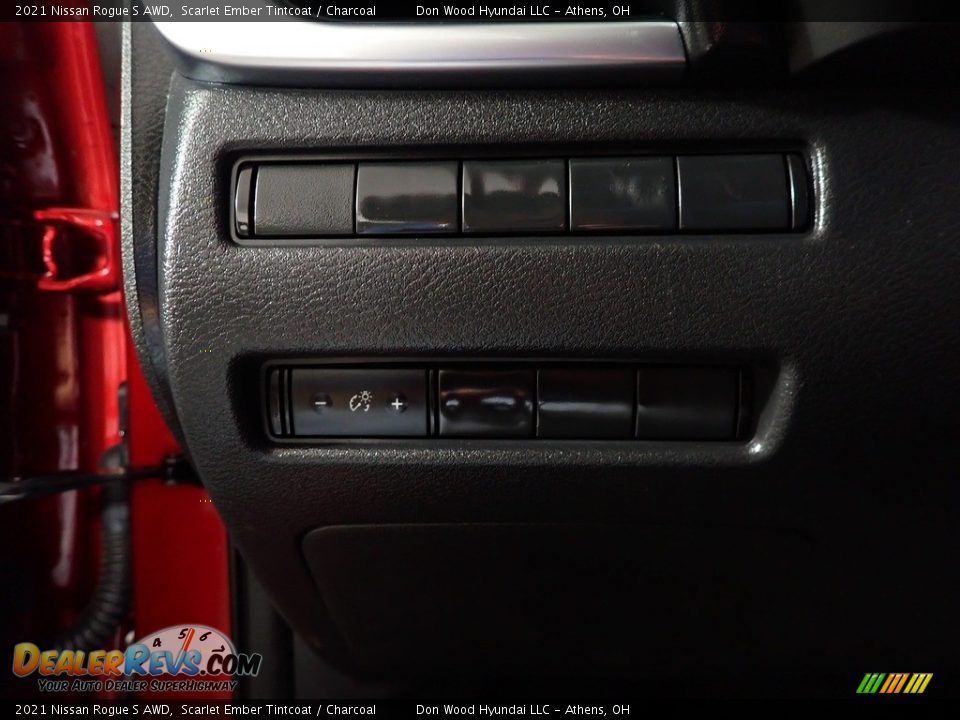 2021 Nissan Rogue S AWD Scarlet Ember Tintcoat / Charcoal Photo #29