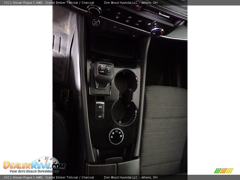 2021 Nissan Rogue S AWD Scarlet Ember Tintcoat / Charcoal Photo #30