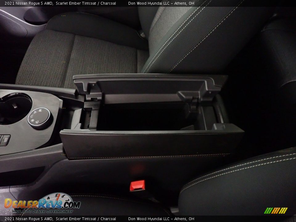 2021 Nissan Rogue S AWD Scarlet Ember Tintcoat / Charcoal Photo #31