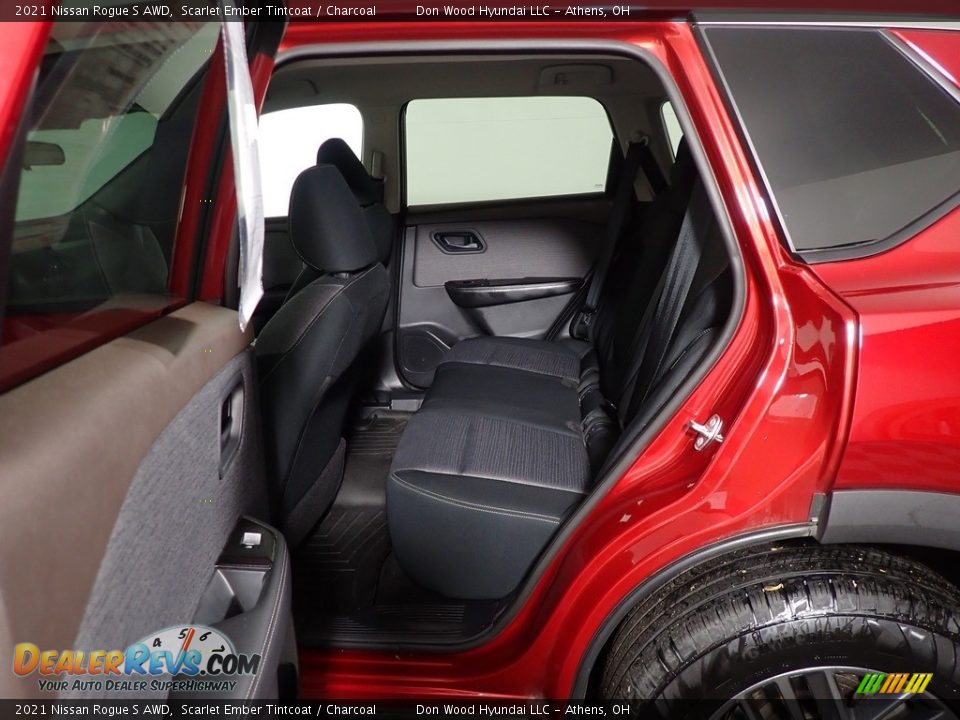 2021 Nissan Rogue S AWD Scarlet Ember Tintcoat / Charcoal Photo #33
