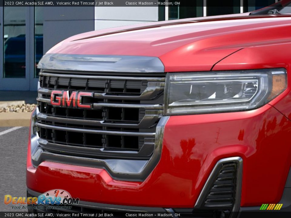 2023 GMC Acadia SLE AWD Volcanic Red Tintcoat / Jet Black Photo #13