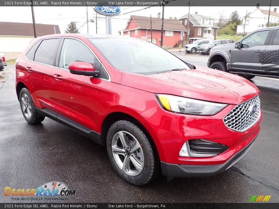 Front 3/4 View of 2023 Ford Edge SEL AWD Photo #7