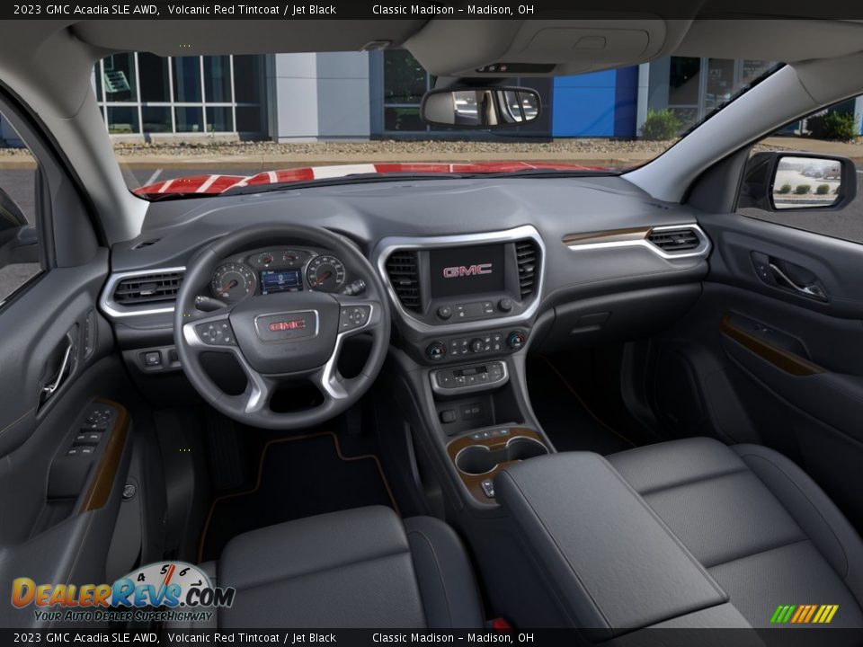 2023 GMC Acadia SLE AWD Volcanic Red Tintcoat / Jet Black Photo #15