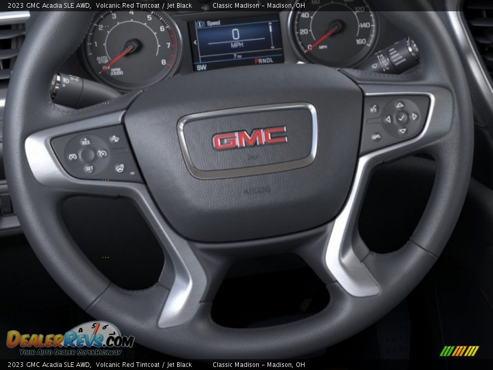 2023 GMC Acadia SLE AWD Volcanic Red Tintcoat / Jet Black Photo #19