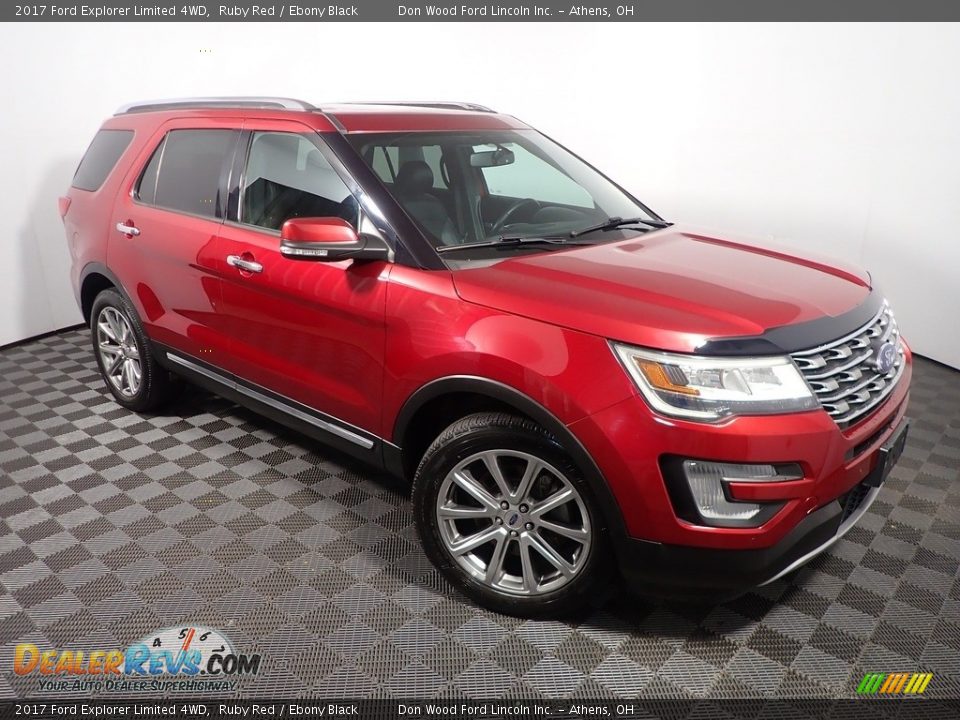 2017 Ford Explorer Limited 4WD Ruby Red / Ebony Black Photo #5