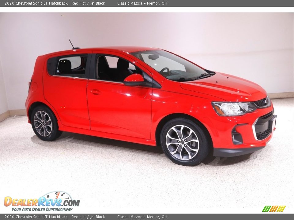 2020 Chevrolet Sonic LT Hatchback Red Hot / Jet Black Photo #1