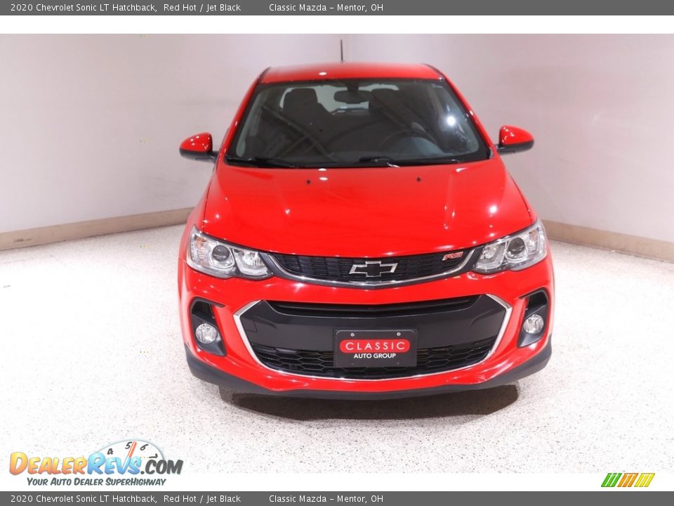 2020 Chevrolet Sonic LT Hatchback Red Hot / Jet Black Photo #2