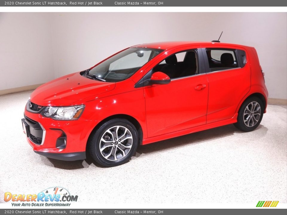 2020 Chevrolet Sonic LT Hatchback Red Hot / Jet Black Photo #3