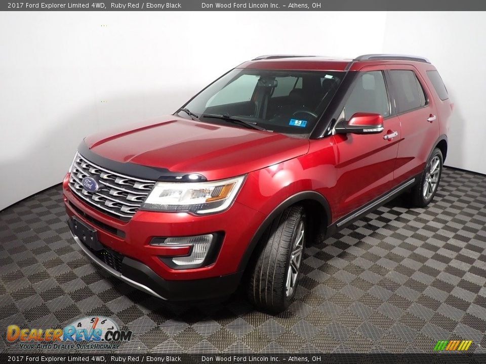 2017 Ford Explorer Limited 4WD Ruby Red / Ebony Black Photo #11