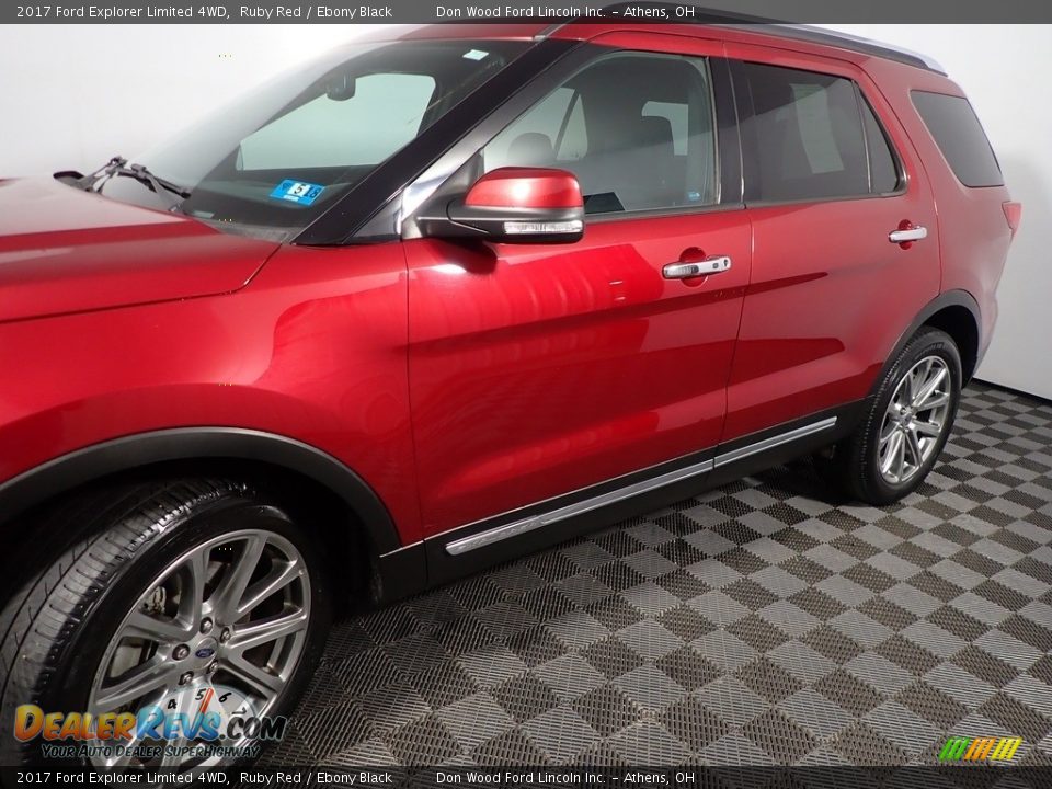 2017 Ford Explorer Limited 4WD Ruby Red / Ebony Black Photo #12