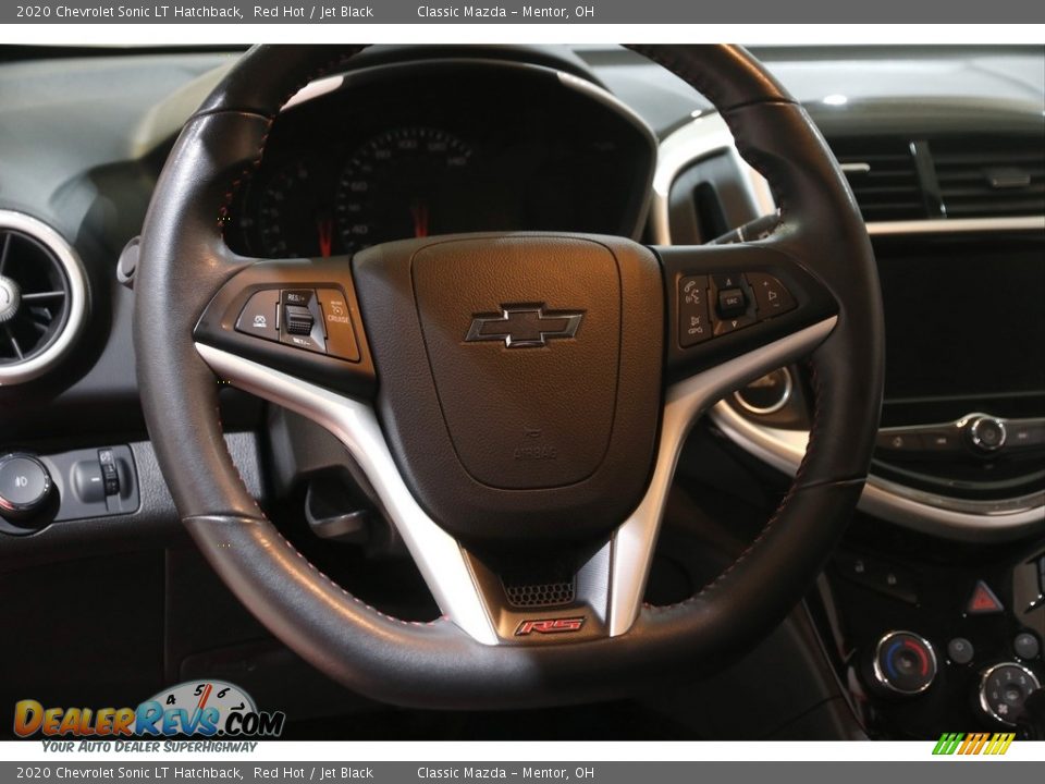 2020 Chevrolet Sonic LT Hatchback Red Hot / Jet Black Photo #7