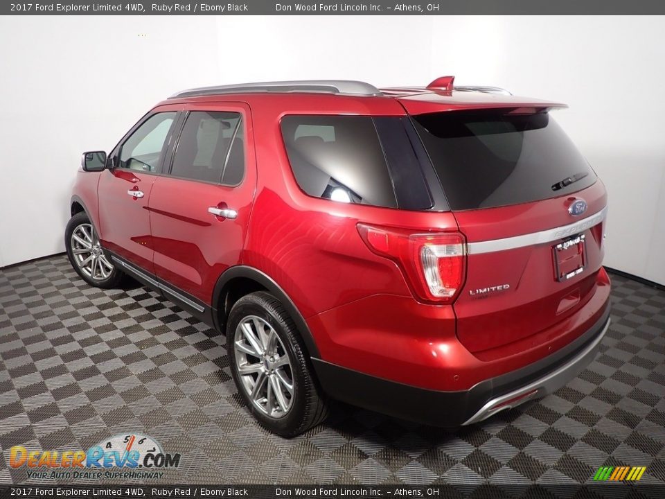 2017 Ford Explorer Limited 4WD Ruby Red / Ebony Black Photo #14