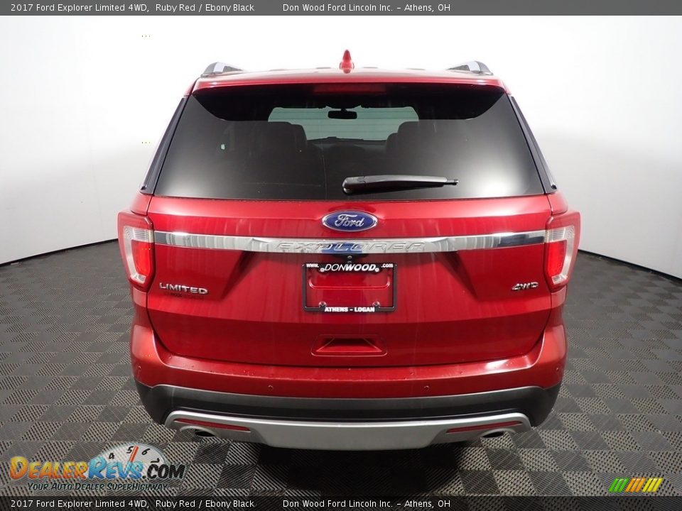 2017 Ford Explorer Limited 4WD Ruby Red / Ebony Black Photo #15